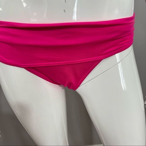 Shade &‎ Shore/VS Pink and Yellow Tropical print bikini - 34C/S - Picture 4 of 14